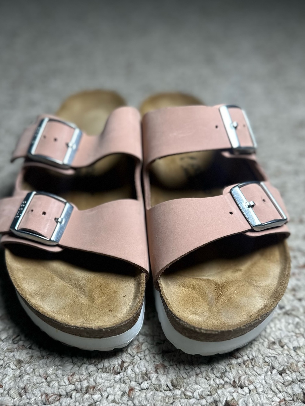 Birkenstock Papillo Platform Sandal Pink Size 10 - Picture 11 of 12